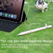Apple Pencil 1 Cow Pattern Silicone Cover - Black - 6