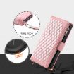 Motorola Moto E14 Rose Gold Leather Phone Case with Lanyard - 4