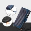 Motorola Moto E14 Blue Leather Phone Case with Lanyard - 4