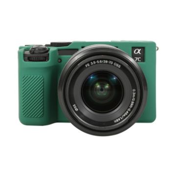 Green Silicone Protective Case for Sony ILCE-7CM2/A7C II/A7CR - 1