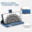Motorola Edge 50 Fusion Blue Leather Phone Case - 6