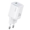USAMS CC251 30W USB-C/Type-C GaN Fast Charger, EU Plug - White - 1