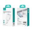 USAMS CC251 30W USB-C/Type-C GaN Fast Charger, EU Plug - White - 3