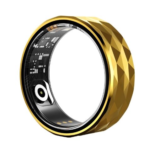 R12M SIZE 18 Smart Ring - Health Monitoring - Gold - 1