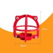Fire Sprinkler Head Protective Cover Bracket - Red 6-point Sprinkler - 2