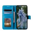 Motorola Moto G85 Blue Leather Phone Case with Lanyard - 4