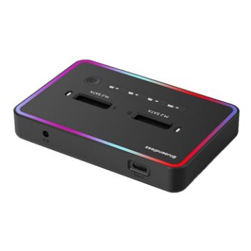 Blueendless M.2 Dual-Slot Hard Drive Base - US Plug - 1