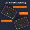 Blueendless RGB Dual NVME or Dual SATA M.2 Hard Drive Base Box - 3