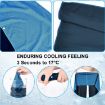 U Shape Cold Feeling Hooded Towel Beach Camping Fitness Sun Protection - 4