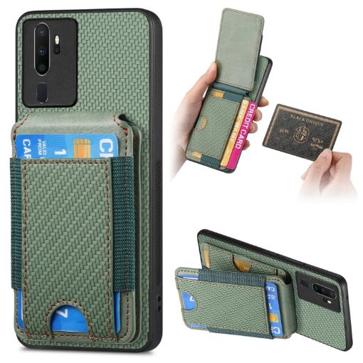 OPPO A9 2020/A5 2020 Green Wallet Stand Phone Case - 1