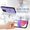 For Honor X7a/Play7T R20 Crossbody Rope Ring Card Holder Phone Case Purple - 4