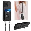 For Honor X7a/Play7T R20 Crossbody Rope Ring Card Holder Phone Case - 1