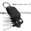 Samsung Galaxy SmartTag2 Tracker Case Keychain with Key Ring - Starlight - 2