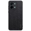 Vivo Y28 4G Tree Bark Leather Phone Case - Black - 1