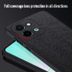 Grey Tree Bark Leather Shockproof Phone Case for vivo Y28 4G - 6
