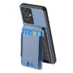 OPPO A57 4G Blue Wallet Stand Phone Case - 3