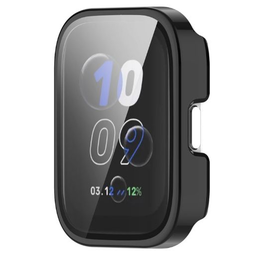 Amazfit Bip5 Unity PC Watch Protective Case + Tempered Glass Film - Black - 1