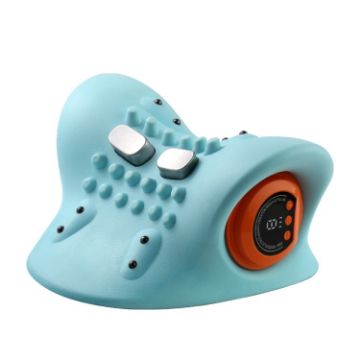 JJ-001 EMS Hot Compress Shoulder & Neck Massager - Blue - 1