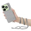 Infinix Smart 8 Grey TPU Phone Case with Lanyard - 4