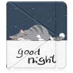 Kobo Libra Colour 2024 TPU Leather Smart Tablet Case - Lazy Cat - 2