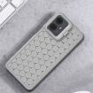 Motorola Moto G14 Honeycomb Radiating Holder TPU Phone Case - Grey - 2
