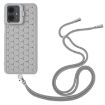 Motorola Moto G14 Honeycomb Radiating Holder TPU Phone Case - Grey - 3