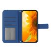 T-Mobile REVVL 7 5G Sun Flower Leather Flip Case - Dark Blue - 3