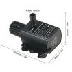USB Power Supply Brushless Cold Water Circulating Fountain Water Pump QR50A - 3