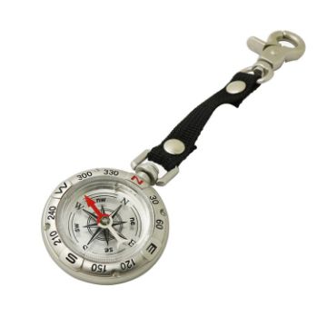 Nisa T49 Retro Keychain Compass - Compact Design for Navigation - 1