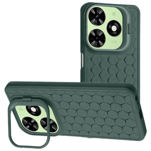 Infinix Smart 8 Green TPU Phone Case - Radiating Lens Holder - 1