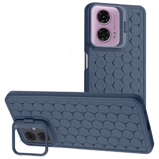 Motorola Moto G24/G04 Blue TPU Phone Case Holder - 1
