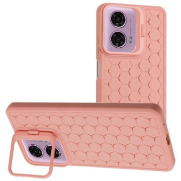 Motorola Moto G24/G04 Pink TPU Phone Case - Radiating Lens Holder - 1