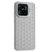 Xiaomi Redmi 10C Honeycomb Radiating Lens Holder TPU Phone Case - Grey - 5