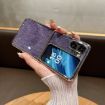 OPPO Find N2 Flip Phone Case - Purple Glitter Full Coverage - 2