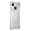iPhone 13 Aromatherapy Alloy Frameless Phone Case - Silver - 1