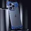 iPhone 15 Plus Blue Aromatherapy Alloy Frameless Phone Case - 2