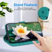 Nokia G22 Green Lotus Embossed Leather Phone Case - 5