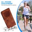 Nokia XR21 Lotus Embossed Leather Phone Case - Brown - 6