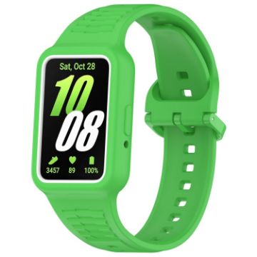 Samsung Galaxy Fit3 Silicone Watch Band - Fluorescent Green - 1