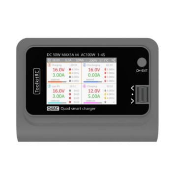 ToolkitRC Q4AC Li-Po Battery Balance Charger EU Plug - 1