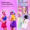 2.4 inch Dual-lens 4K HD CCD Camera Retro Kids Camera (Green) - 3