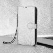 Oukitel C37 Silver Leather Phone Case - Honeycomb Dot Texture - 2