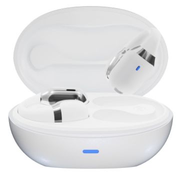 F16 TWS Air Conduction Wireless Earphone (White) - 1