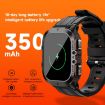 LEMFO C26 1.96" Sport Smart Watch - Bluetooth Call/Message - Orange - 5
