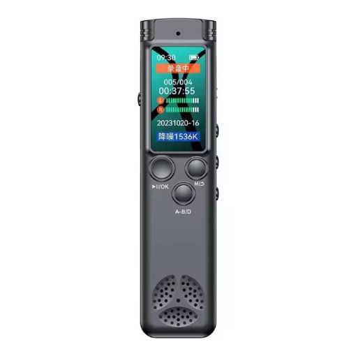 H22 Smart Color Screen Voice Recorder, 64GB Capacity - Black - 1