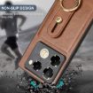 Infinix Note 40 Pro 5G X6851 Leather Back Phone Case - Brown - 5