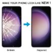 Samsung Galaxy S23 SM-S911B Front Screen Outer Glass Lens with OCA - 10pcs - 6