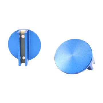 2pcs Car Slotted Jack Pad Set - Blue - 1