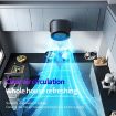 Gray USB Charging Turbine Fan - HX-F315 - Wall-mounted/Desktop - 100-speed - 3