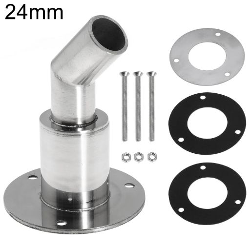 24mm Marine Parking Heater Stainless Steel Vent Elbow - 1